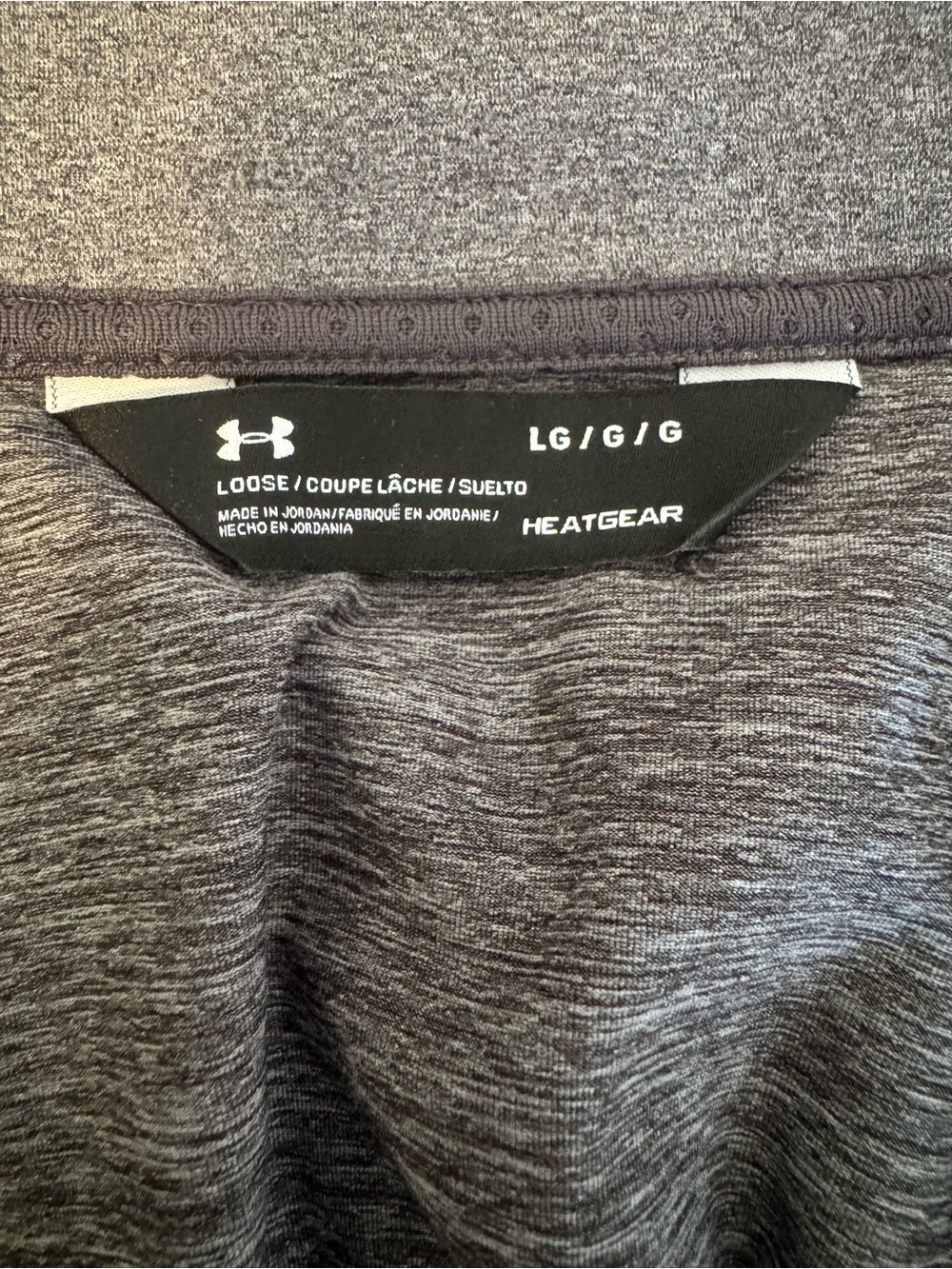 LG Women's Gray Bomber Jacket with Logo Hem - Picture 5 of 5